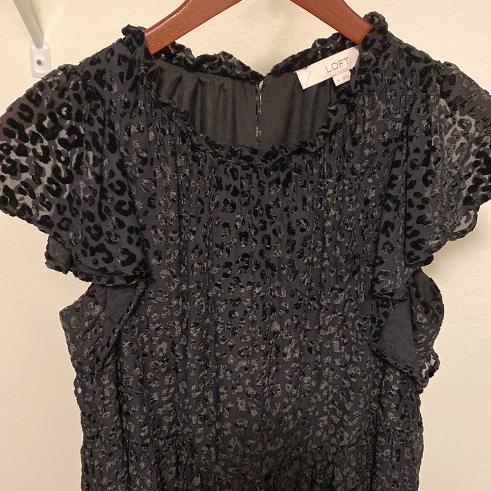Adorable leopard print little black dress - Picture 3 of 3